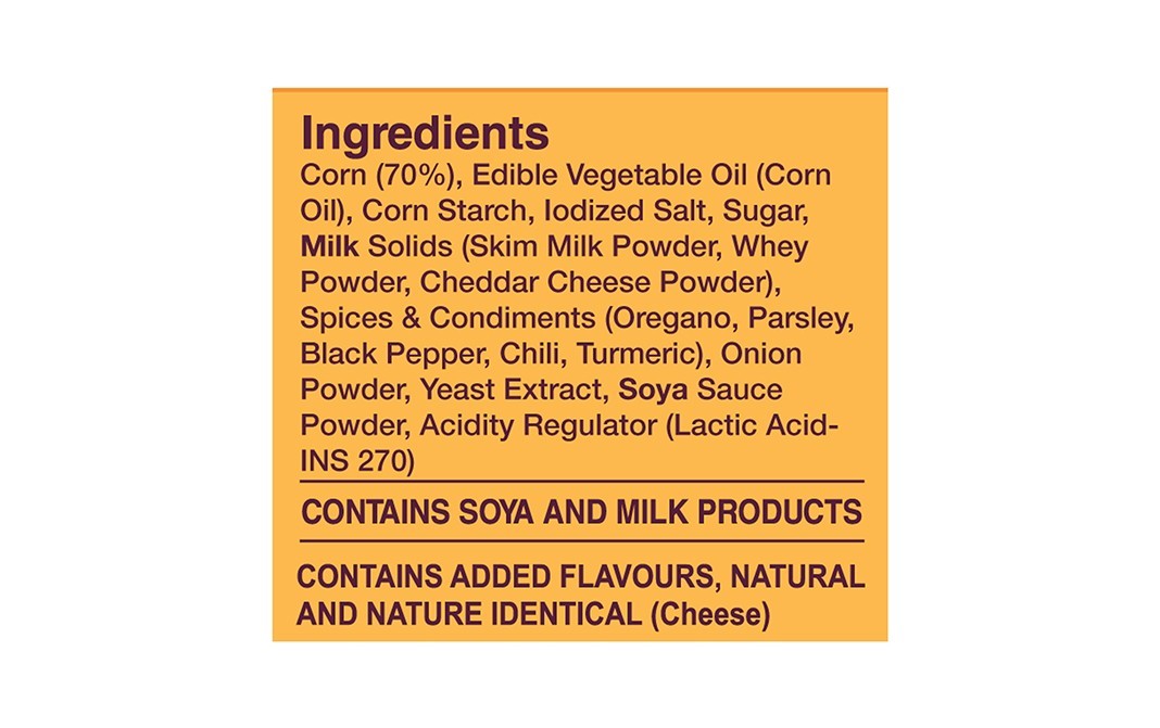Cornitos Nacho Crisps Cheese And Herbs   Pack  150 grams